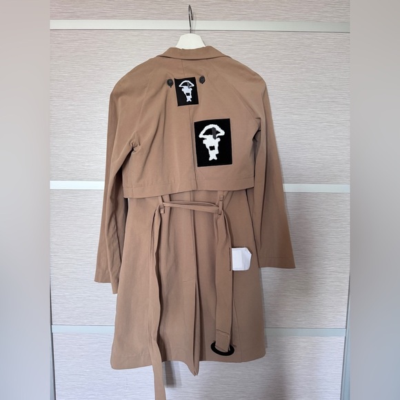 AVTANDIL 2 in 1 Trench Coat In Beige Sz. S - Picture 1 of 16